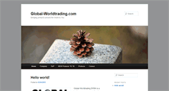 Desktop Screenshot of global-worldtrading.com